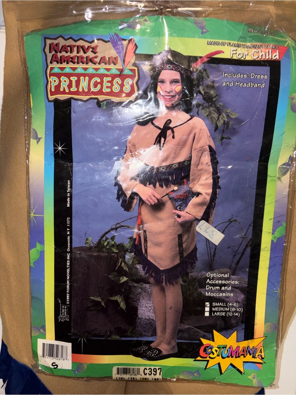 Native American Princess Kids Costume - small